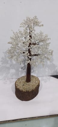 Handmade Clear Quartz Gemstone Tree of Life – Energy Wish Tree by Ratnajyoti