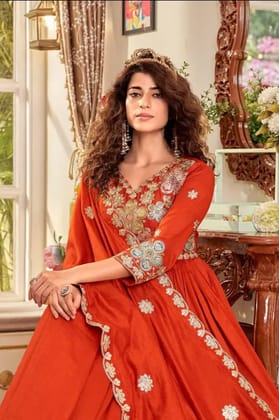 Erlirels Beautifull Flowers Gown Outfits