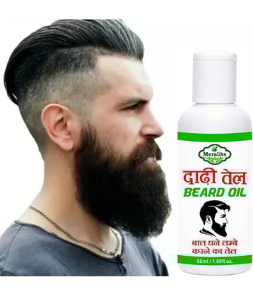 MERALITE - 50mL Promotes Beard Growth Beard Oil ( Pack of 1 )