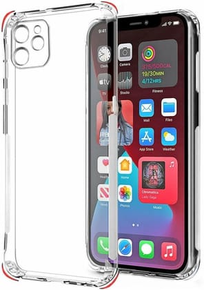 PLUGTECH TPU Ultra Hybrid Clear Camera Protection Back Cover Case for iPhone 12 Mini PLUGTECH TPU Ultra Hybrid Clear Camera Protection Back Cover Case for iPhone 12 Mini