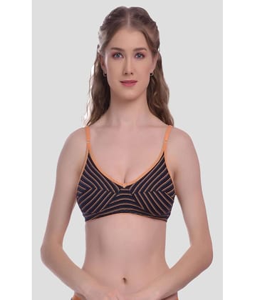 Elina Cotton Non Padded Women's T-Shirt Bra ( Orange )