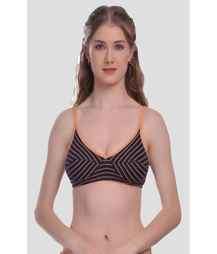 Elina Cotton Non Padded Women's T-Shirt Bra ( Orange )
