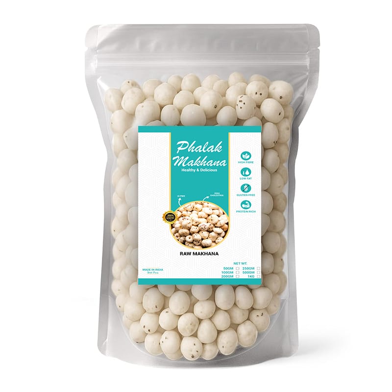 Phalak Makhana | Crunchy & Raw Plain Makhana 250gm