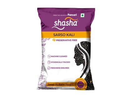 Shasha Whole Sarso kali - 100gm