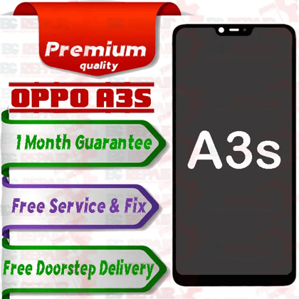 Oppo A3s Combo LCD with Touch Screen for A3s  Black