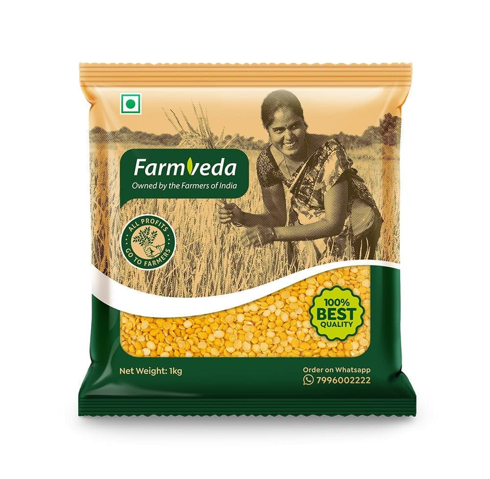 Farmveda Toor Dal (Organic Hand-Pounded) - 1kg