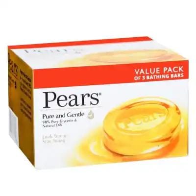 Pears Pure Gentle Soap (3 Pcs - 125g Each)