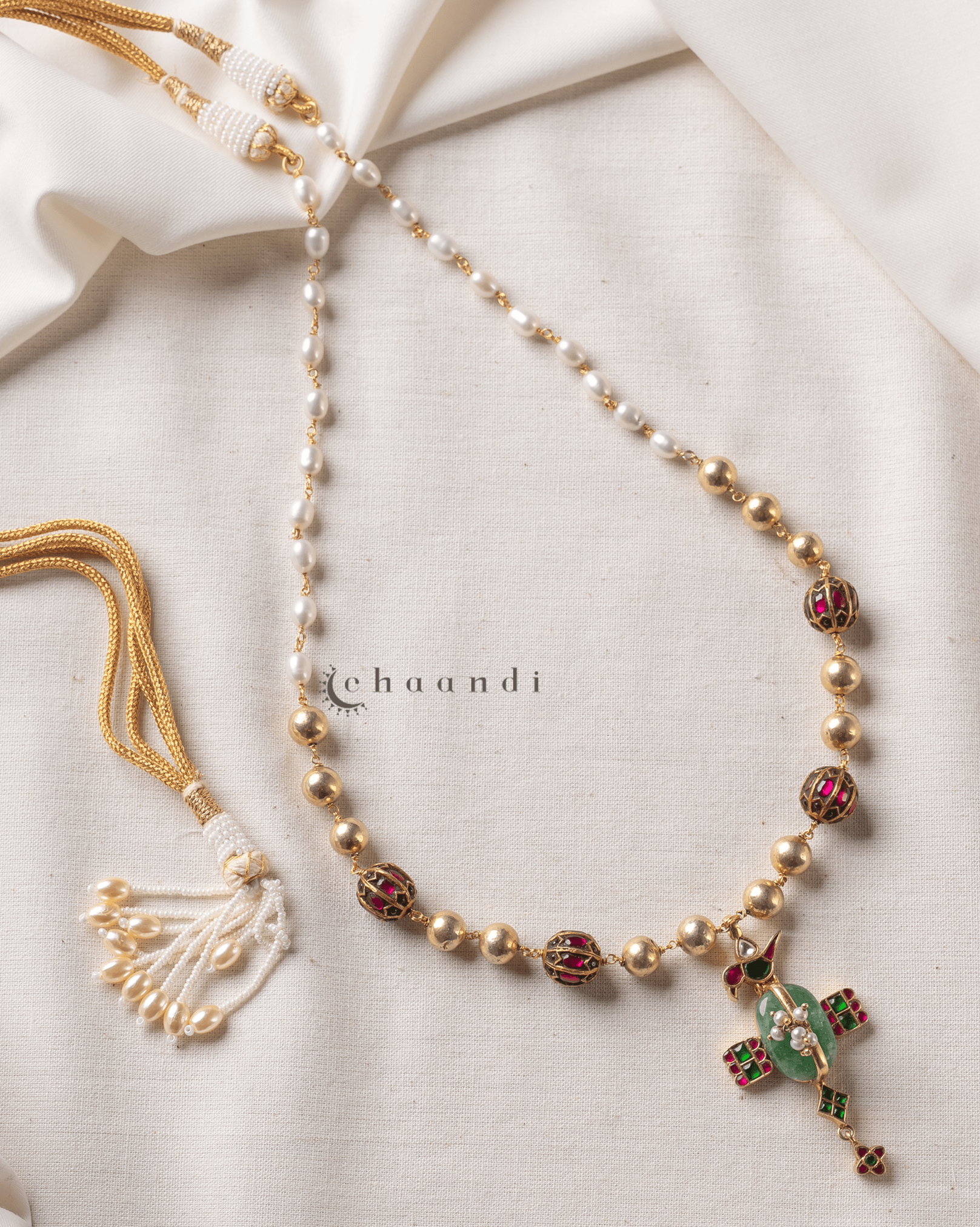 Gold Polish Silver Necklace CHN1617