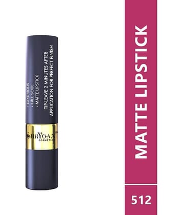 shryoan - Cherry Red Matte Lipstick 0.2g