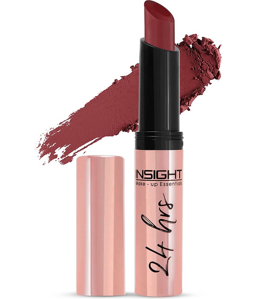 Insight Maroon Matte Lipstick Matte Finish Long Wear, 50gm