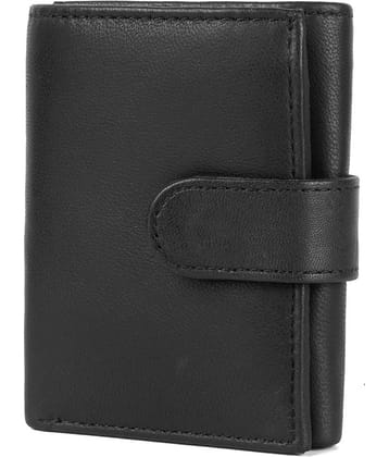 CIMONI Leather Solid Men's RFID Wallet With 8 Slots For Card ( Black , Pack of 1 )