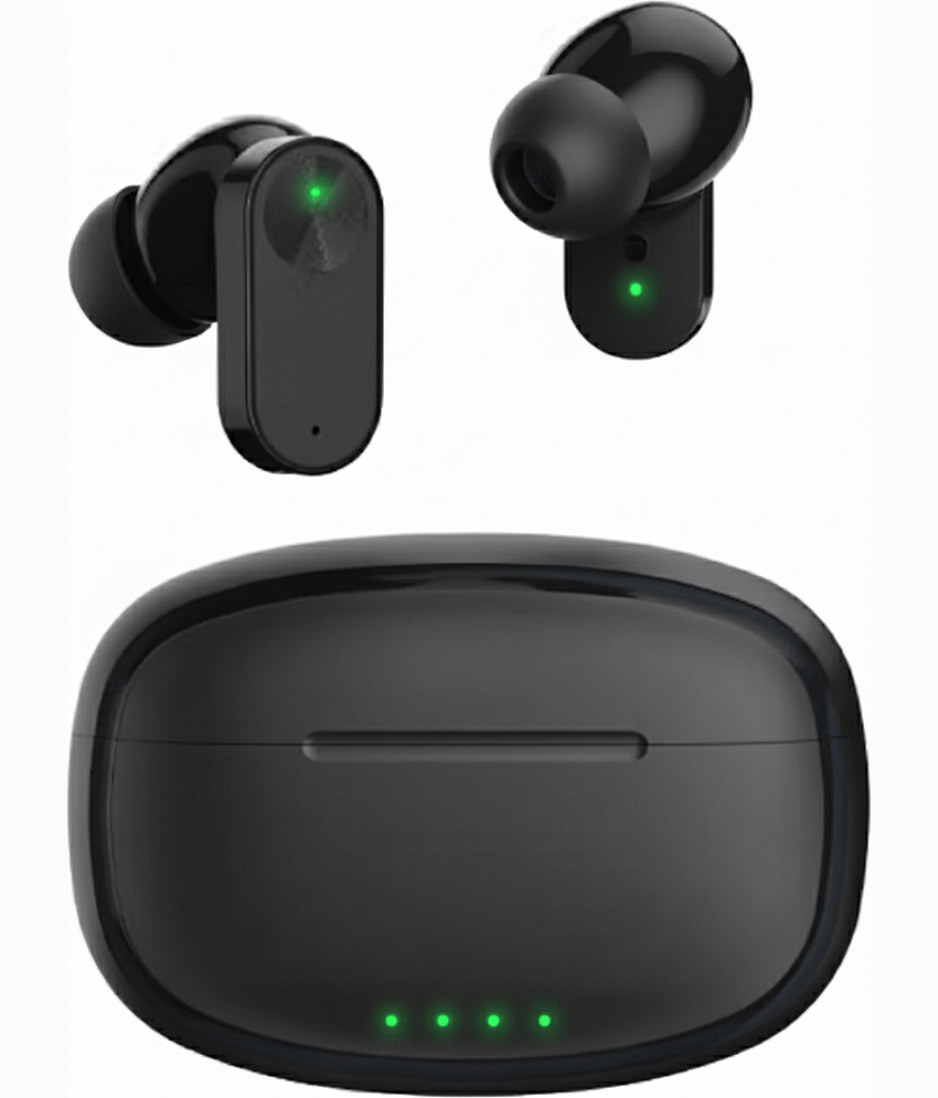 Nord 2r True Wireless in Ear Earbuds with Mic, 12.4mm Drivers, Playback:Upto 38hr case,4-Mic Design, IP55 Rating