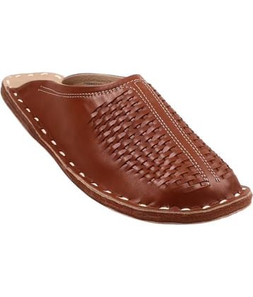Apratim Brown Men's Mule