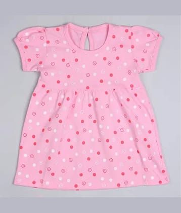 Paryag Pack of 1 Baby Girls Cotton Blend Dress ( Pink )
