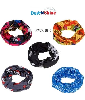 DUST N SHINE  BANDABAS HEAD & FACE SCARF PACK OF 5