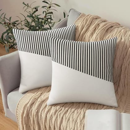 Decorative Pillow Covers Cushion Cases Soft Cotton (26 × 26 Inch / 1 Pair / 2 Pc)assorted colour