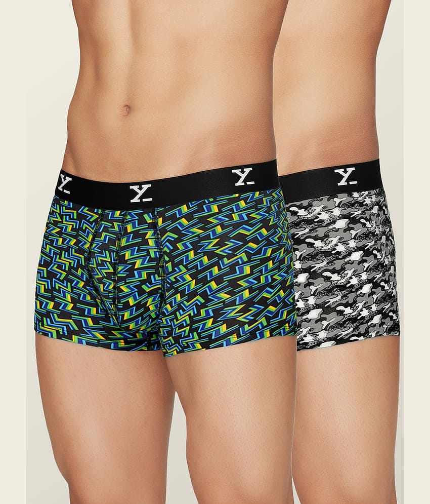 XYXX Pack of 2 Modal Trunks For Men's ( Multicolor )