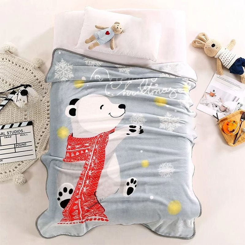 Soft Flannel for AC Baby Blanket for Kids Toddlers New Born Boys & Girls-100 cm x140 cm