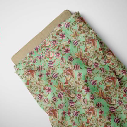 Green Peacock-Cotton