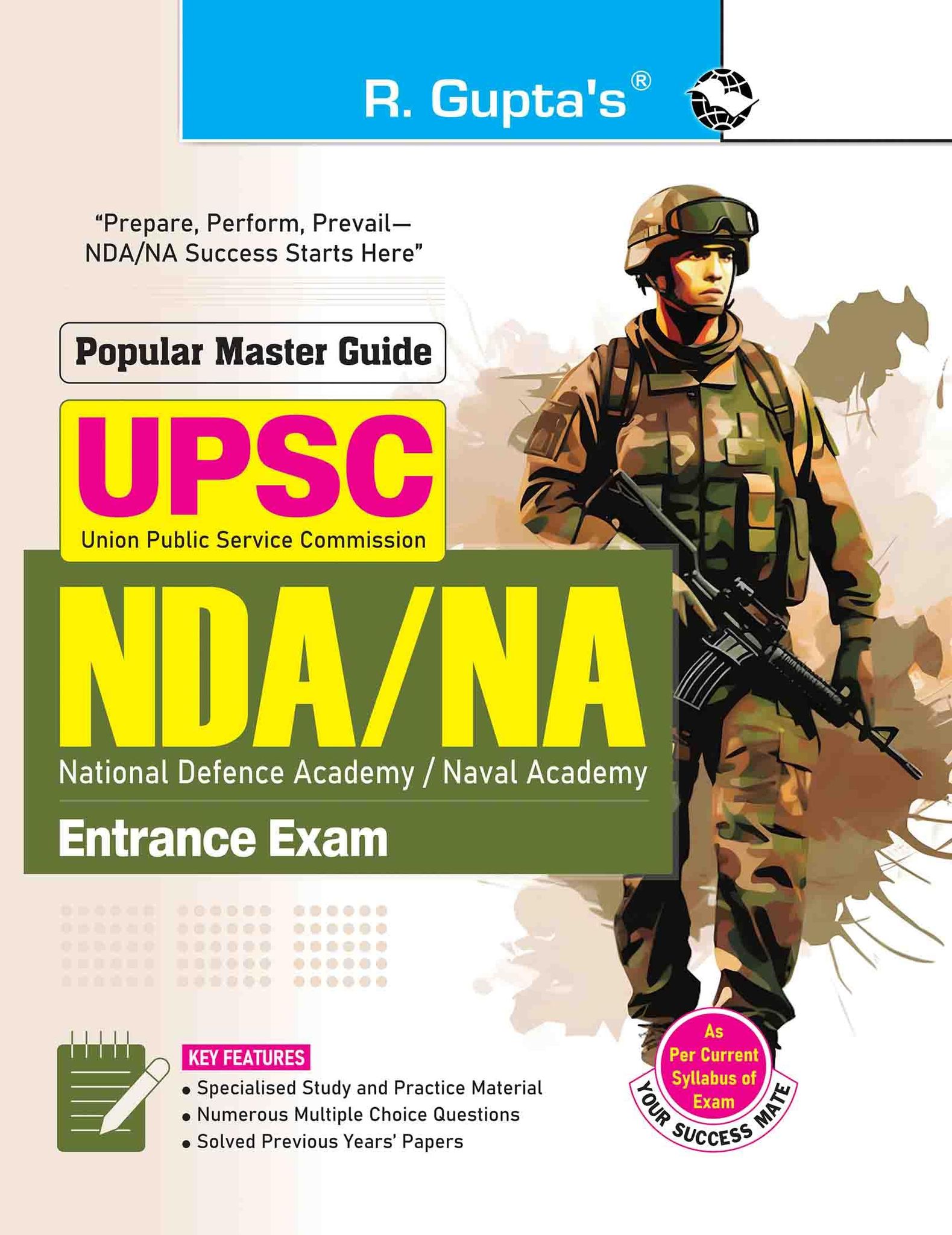 NDA/NA (National Defence Academy/Naval Academy) Entrance Exam Guide [Paperback] [Jan 07, 2026] RPH Editorial Board