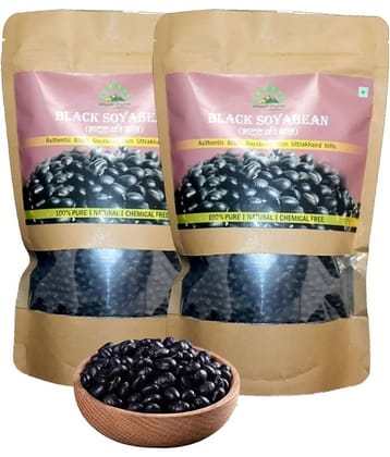 Hillpure Organic Black Soyabean/Kala Bhatt 1 kg