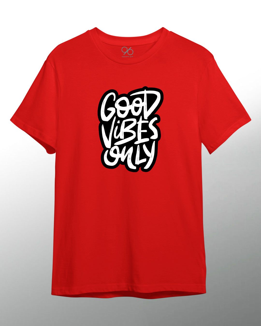 Good Vibes Only T-Shirt-Small / Red