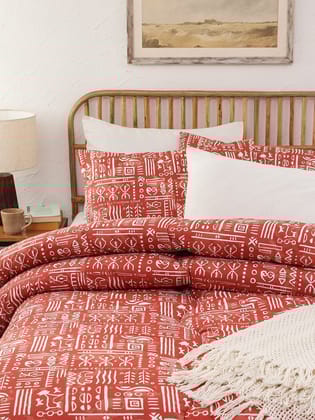 Gamathi Single Comforter (Rust)