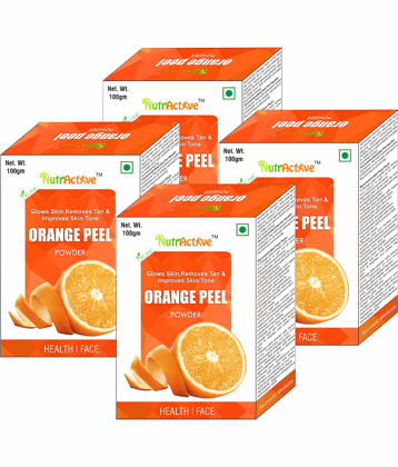 Nutractive Orange Peel Powder 100 Gm Pack of 4