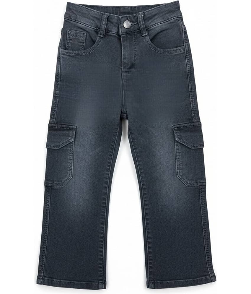 ICONIC ME Girls Denim Jeans ( Pack of 1 , Grey )