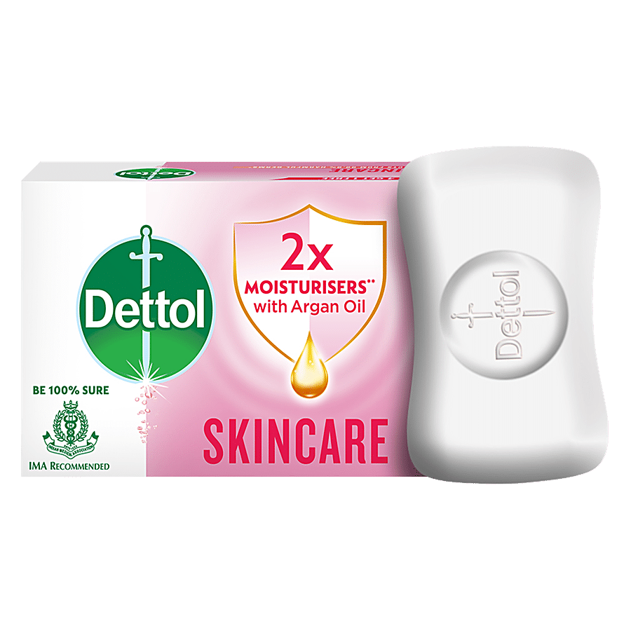 Dettol Skincare With Pure Glycerine Soap, 125 G