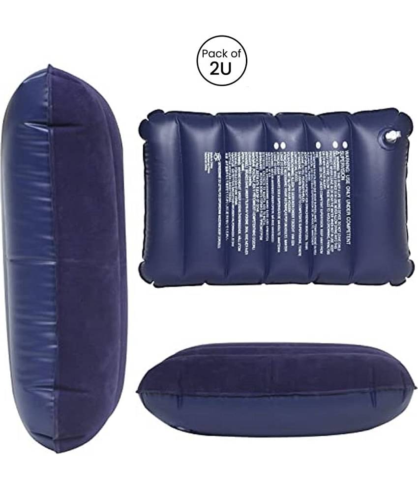 Air inflatable Travel Tourist Neck Pillow  (Pack of 2)