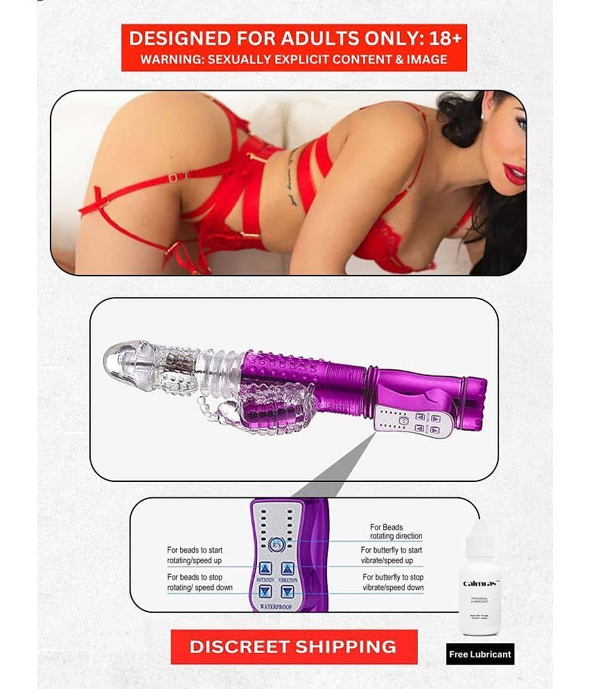 36 Modes USB Rechargeable Rotating Rabbit Vibrator Waterproof Vibrating Anal Dildo G Sp ot Clitoris Stimulator Sex Toys for Woman BY-SEXTANTRA