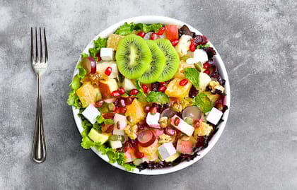 Cocktail Fruit Crunch Salad