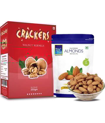 Kashmiri Amber Broken Walnuts (250g) and California Superia Almonds (200g)