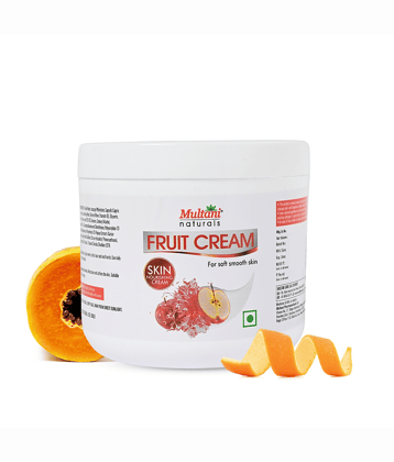 Multani Naturals Fruit Skin Cream Quick Absorbing & Non Sticky Moisturizer Body Lotion For Soft & Glowing Skin,750 Ml