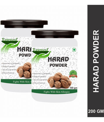 Rawmest 100%Organic Harad For Skin Allergies Powder 200 Gm Pack of 2