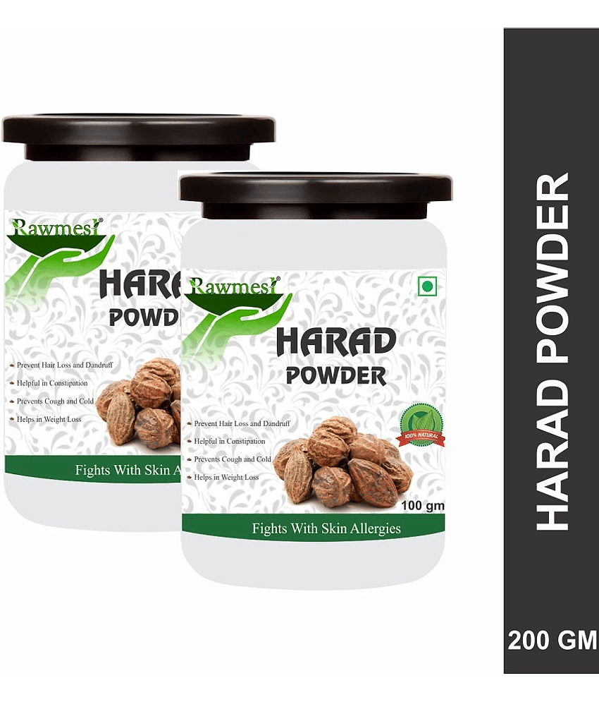 Rawmest 100%Organic Harad For Skin Allergies Powder 200 Gm Pack of 2