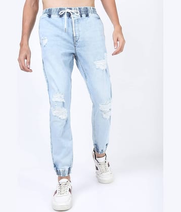 Ketch Slim Fit Jogger Men's Jeans - Light Blue ( Pack of 1 )
