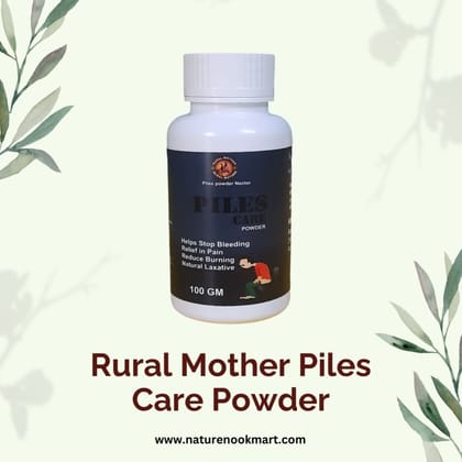 Rural Mother Piles Care Powder: A Natural Remedy for Hemorrhoids 100 GRAM Rural Mother Piles Care Powder: A Natural Remedy for Hemorrhoids 100 GRAM
