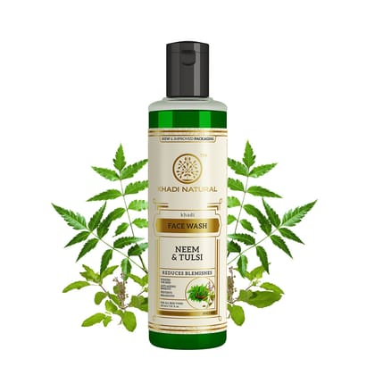Khadi Natural Neem & Tulsi Face Wash - 210ml