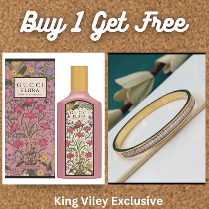 BUY 1 GET 1 Guccii Floraa Eau De Perfume For Unisex (100 ml) And Bracelet