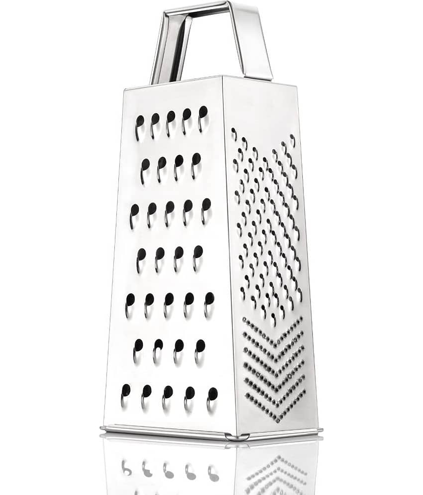 OFFYX - Stainless Steel Fruit Grater,Slicer,Dry Fruits Grater ( Pack of 1 ) - Silver