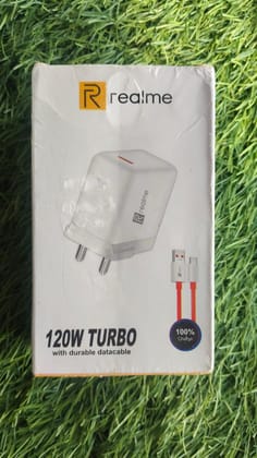 Realme 120W Turbo Fast Charging Adapter with Data Cable