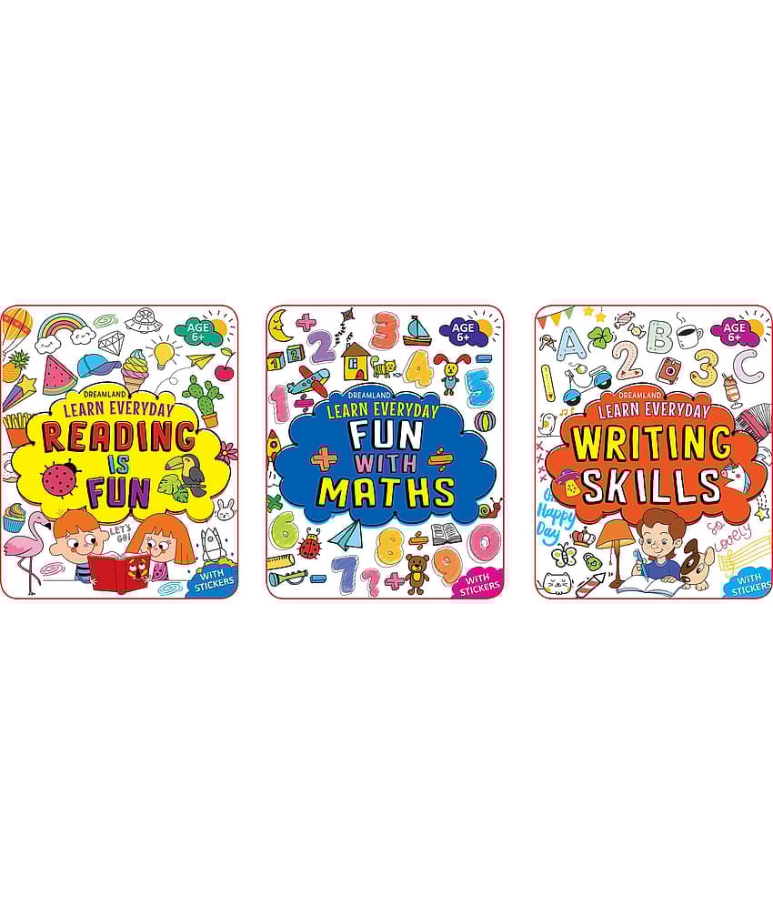 Learn Everyday 3 Books Pack for Children Age 6+
