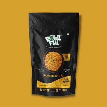 Bowlful Paneer Bhurji Jain - Jain Grated Paneer Masala