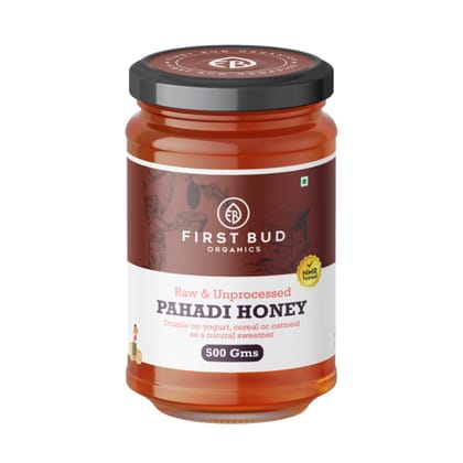 Pahadi Honey (500g) | Organic Raw Honey NMR Tested | Pure Natural Honey in Fresh Packaging | Wild Forest Raw Organic Honey Unprocessed Pahadi Honey (500g) | Organic Raw Honey NMR Tested | Pure Natural Honey in Fresh Packaging | Wild Forest Raw Organic Honey Unprocessed