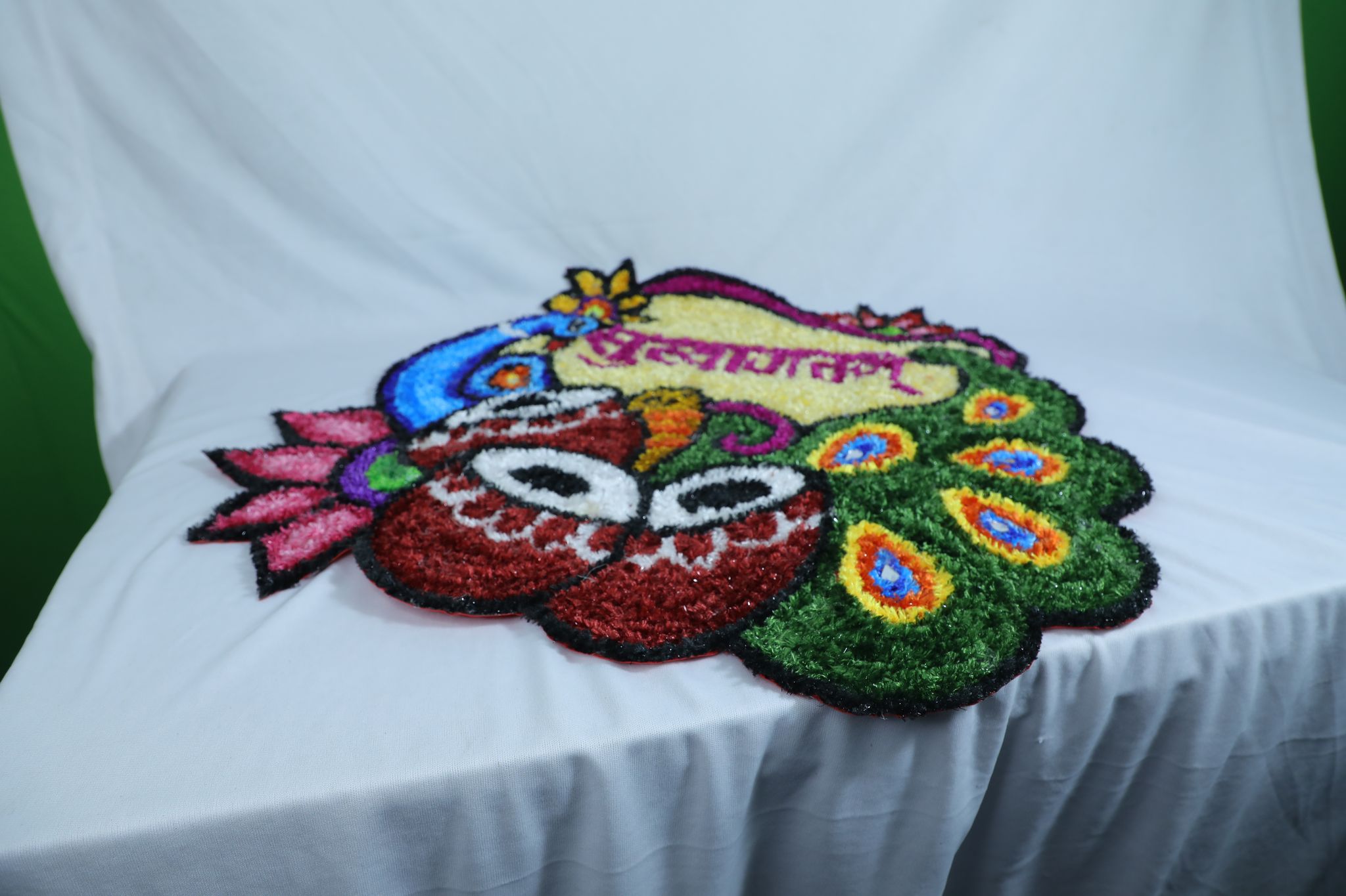 Woolen Rangoli [58X56cm]