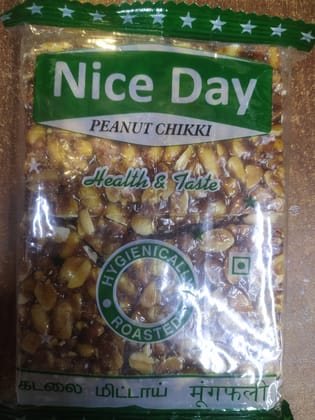 Nice day Peanut chikki Health & taste Poasted 