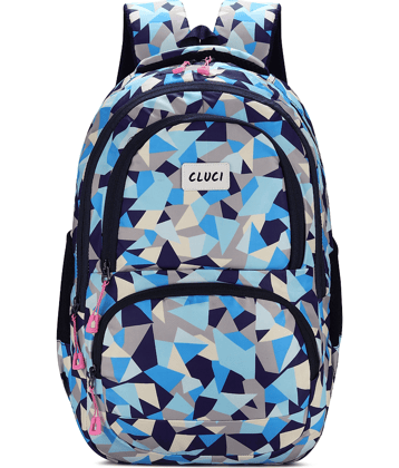 CLUCI 35 Ltrs Polyester Backpack *For Boys & Girls ( Blue )
