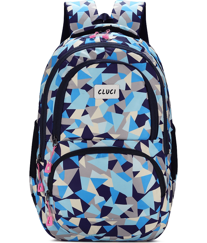 CLUCI 35 Ltrs Polyester Backpack *For Boys & Girls ( Blue )